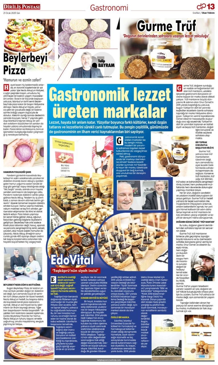 TALİP BAYRAM: Mucizevi bir besin: 