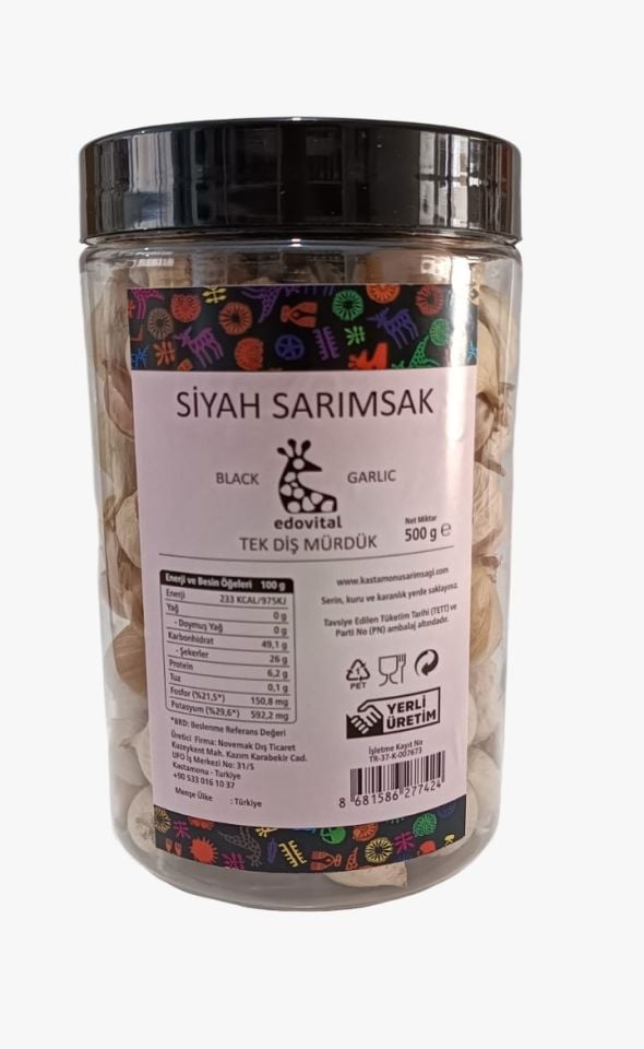 Siyah Sarımsak Tek Diş Mürdük 500g