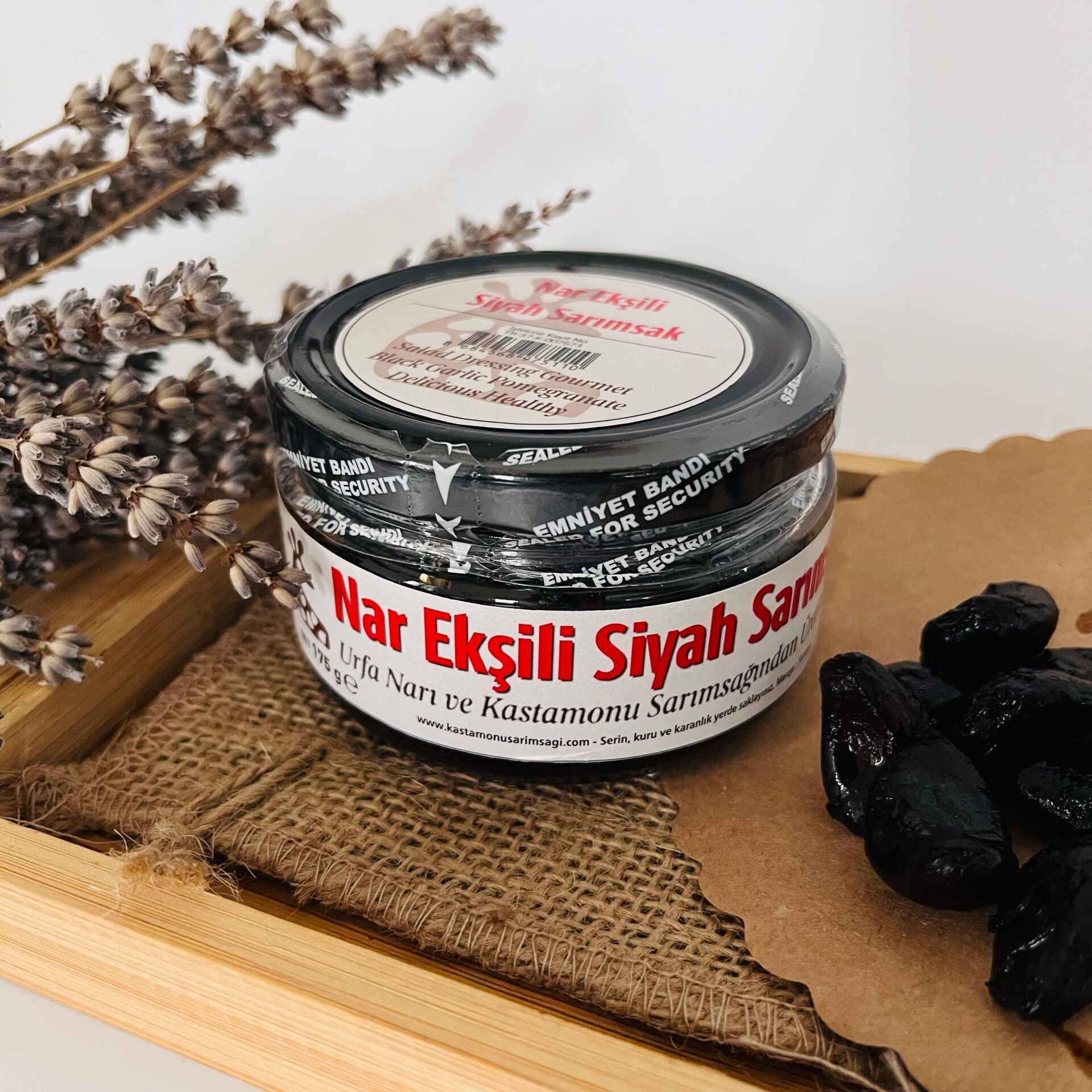 Gurme Nar Ekşili Siyah Sarımsak 175g