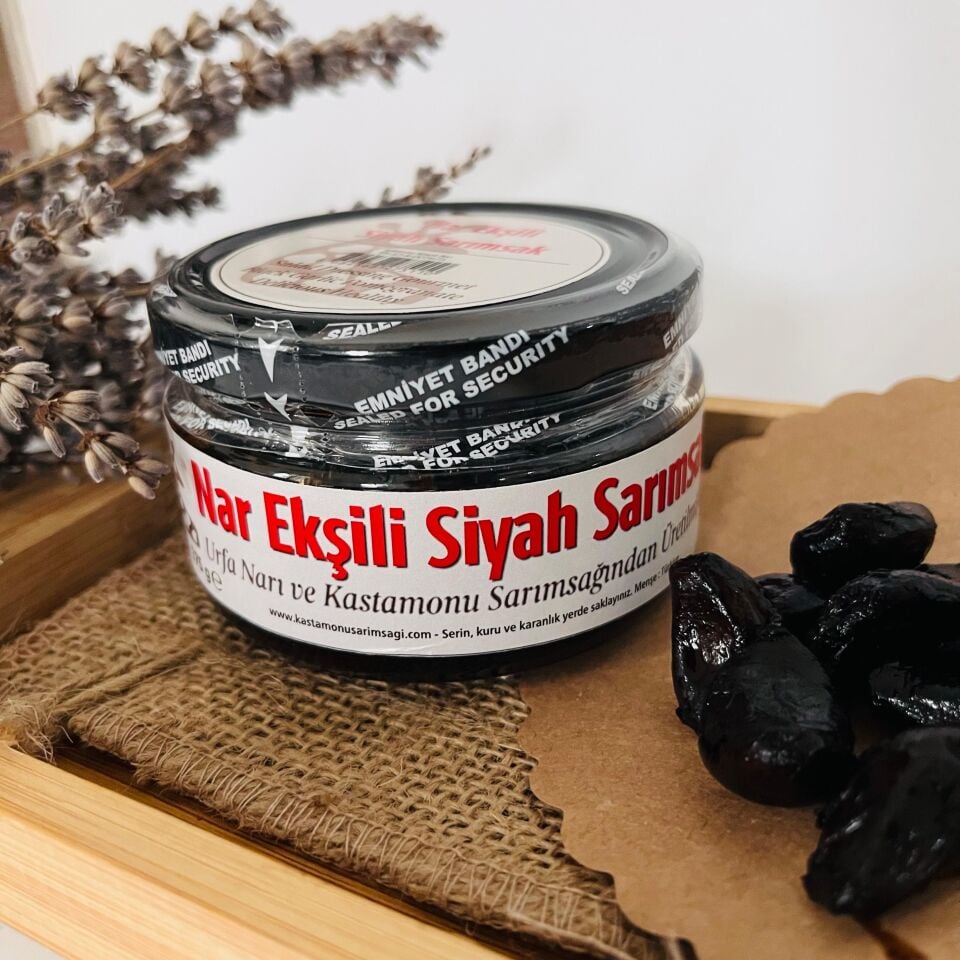 Gurme Nar Ekşili Siyah Sarımsak 175g