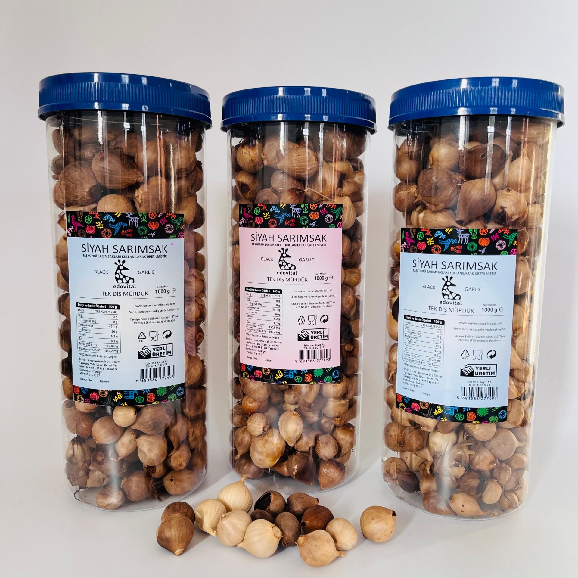 Siyah Sarımsak Tek Diş Mürdük 1 kg x 3 adet