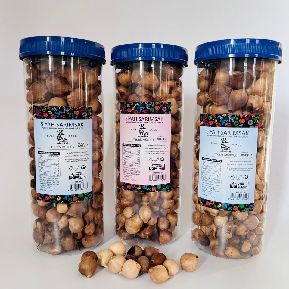 Siyah Sarımsak Tek Diş Mürdük 1 kg x 3 adet