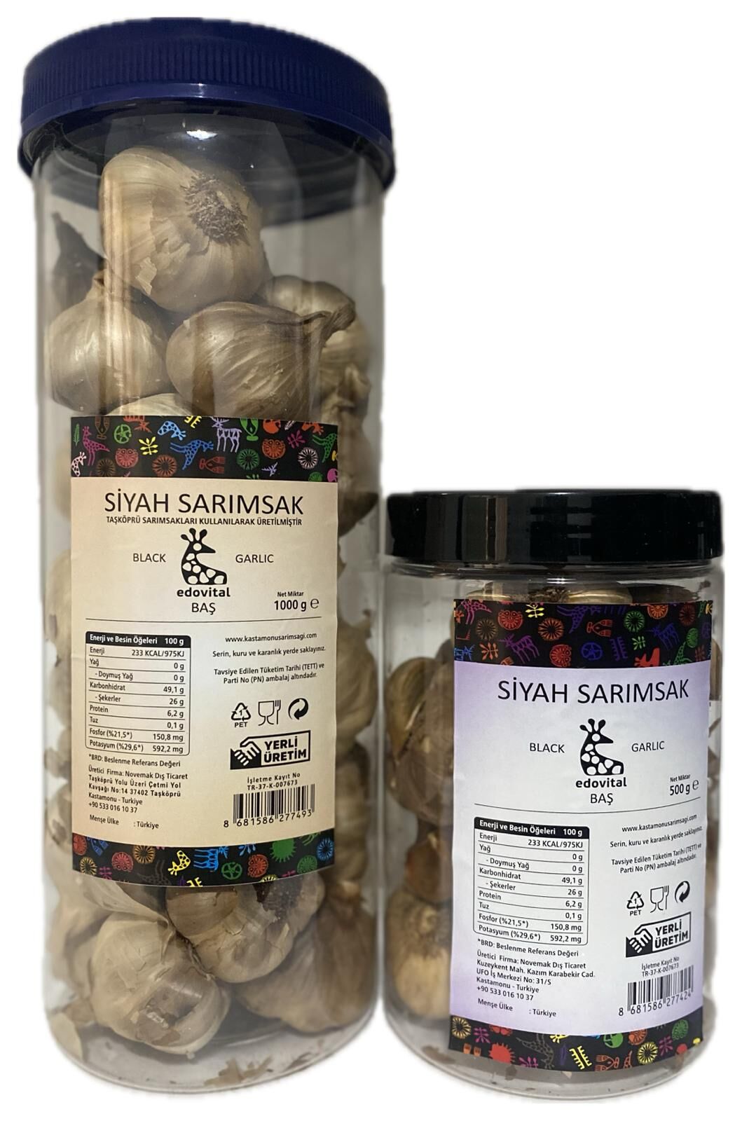 Siyah Sarımsak Baş Taşköprü 1,5 kg