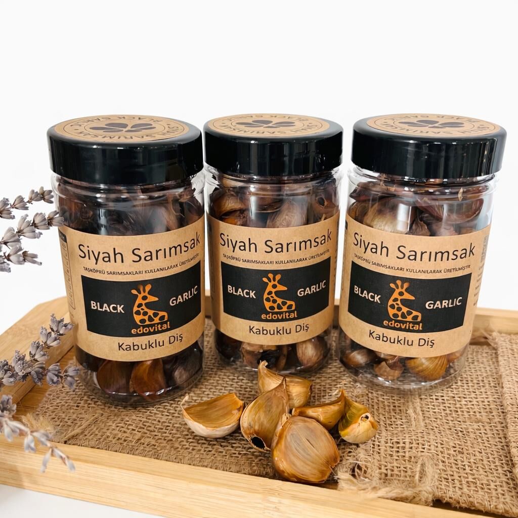 Siyah Sarımsak Soyulmamış Diş 3 x 150 gram