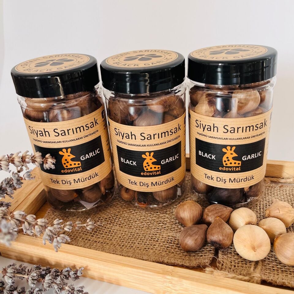 Siyah Sarımsak Tek Diş Mürdük 150 Gram X 3 Adet