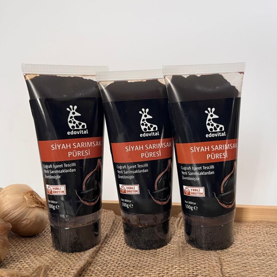 Siyah Sarımsak Püresi 300g ( 3 Ad 100 gr )