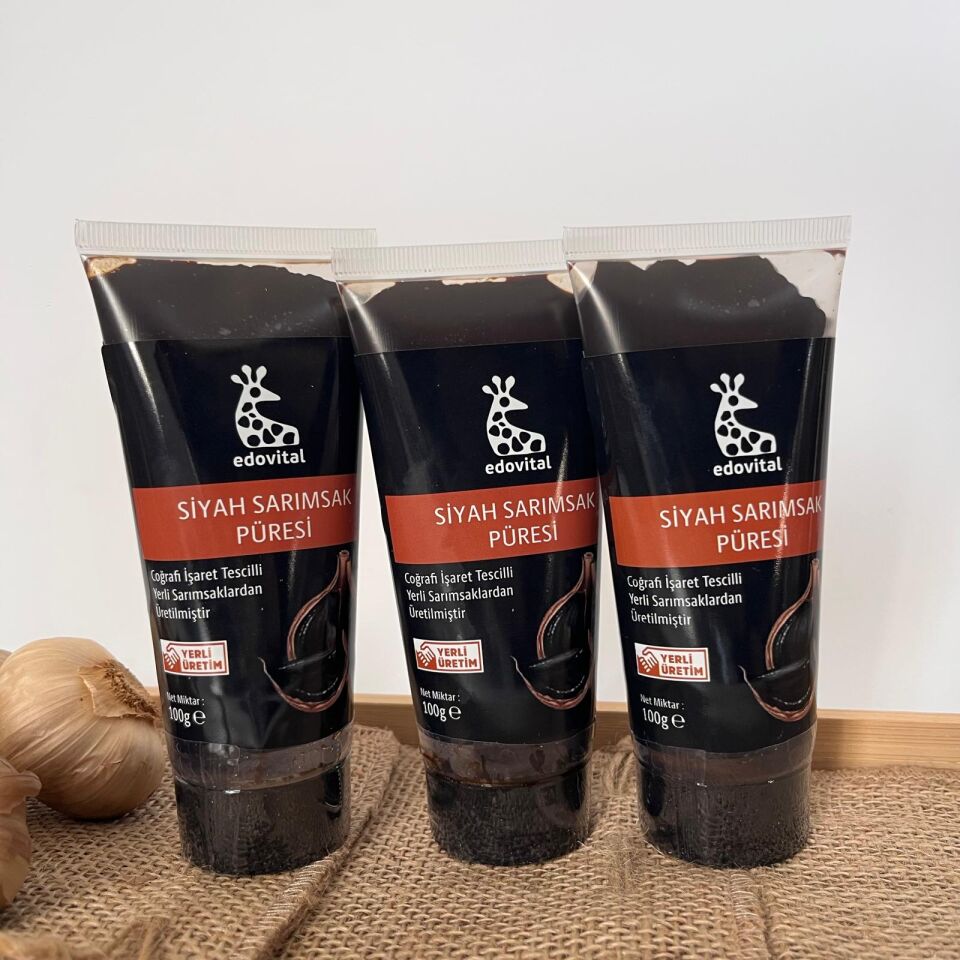 Siyah Sarımsak Püresi 300g ( 3 Ad 100 gr )