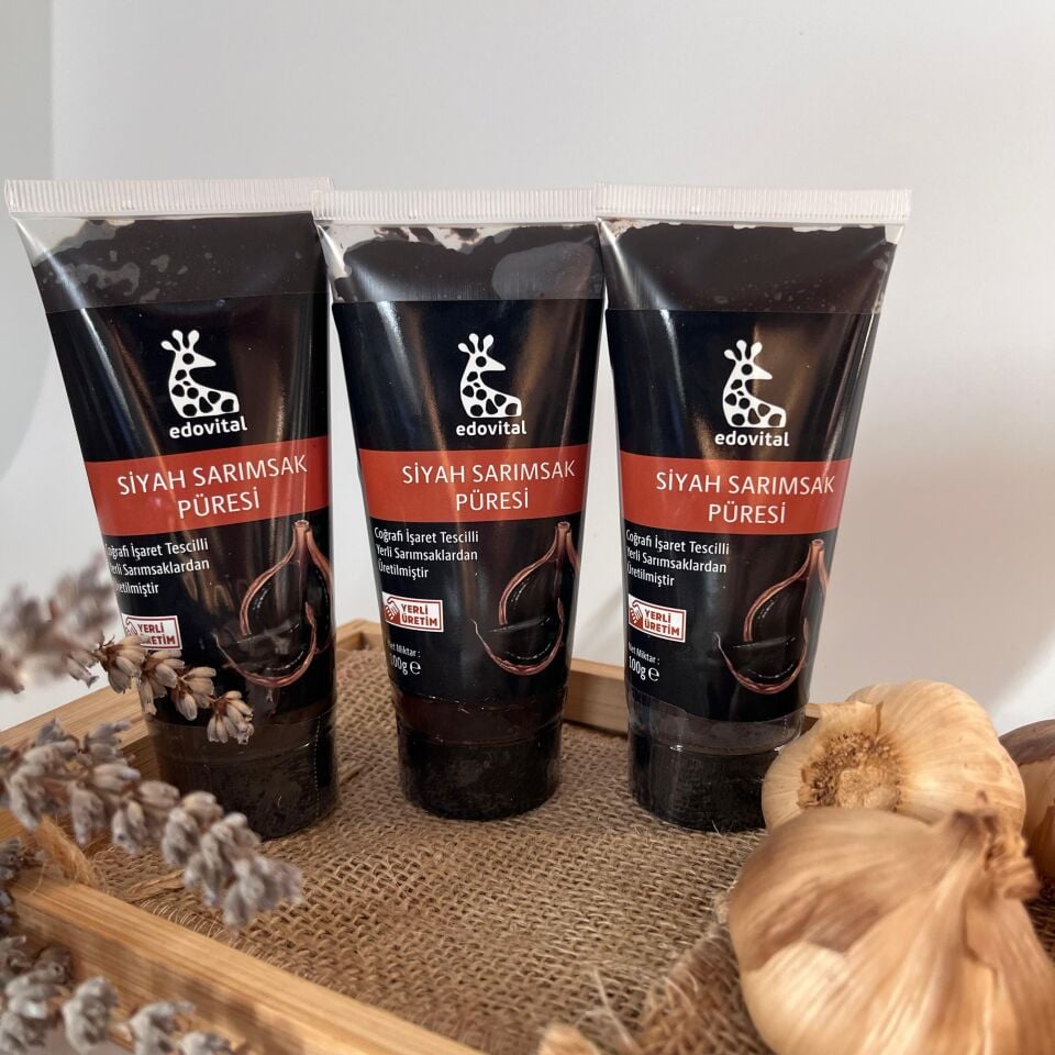 Siyah Sarımsak Püresi 300g ( 3 Ad 100 gr )