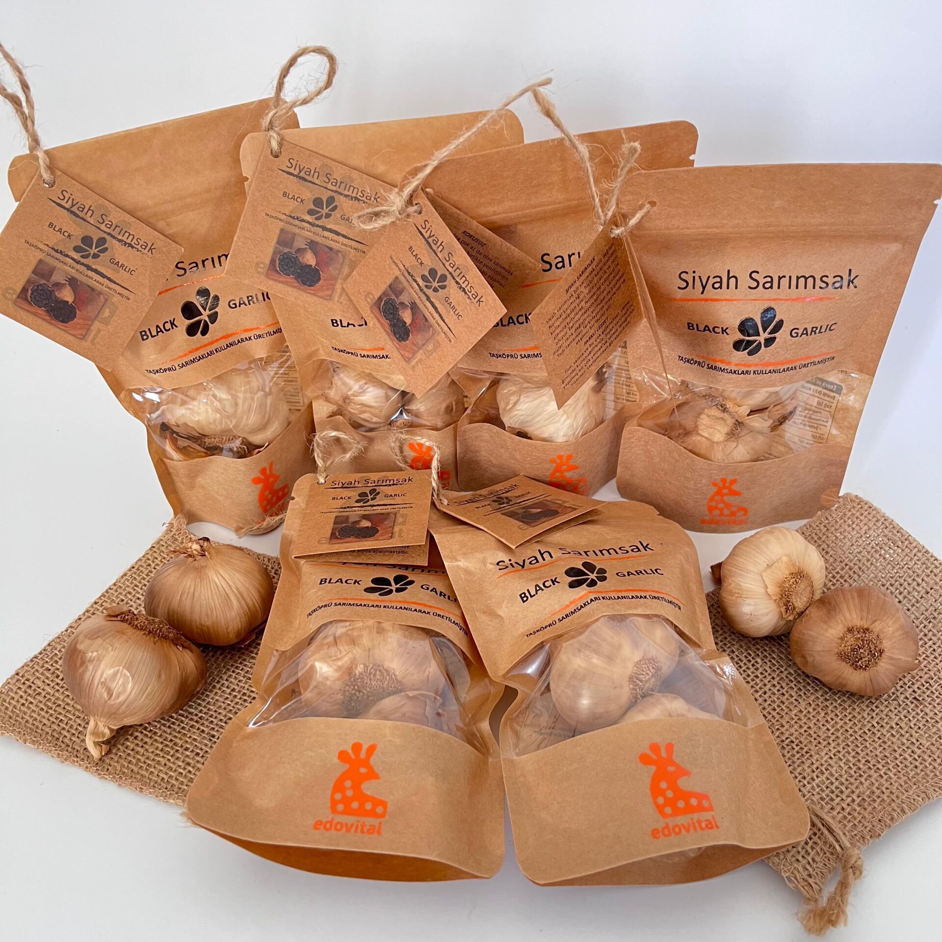 Siyah Sarımsak 65 g Baş (Kraft Paket 6'lı)