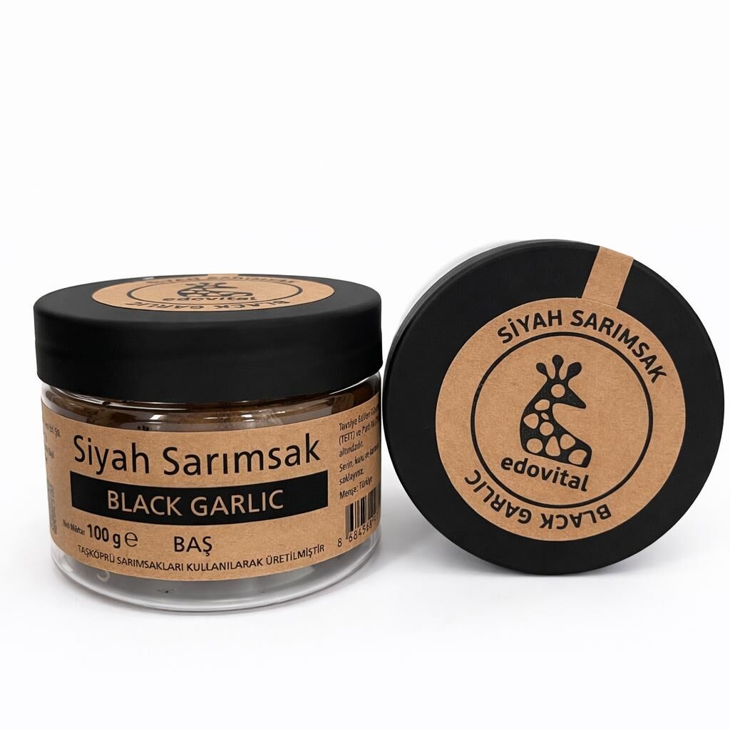Siyah Sarımsak Baş 100 gr Pet Kavanoz