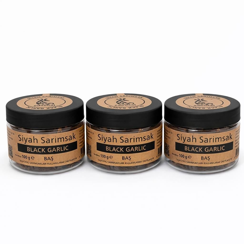 Siyah Sarımsak Baş 100 gr 3'lü Paket