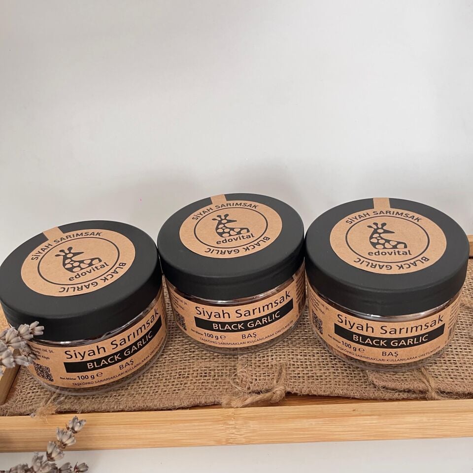 Siyah Sarımsak Baş 100 gr 3'lü Paket