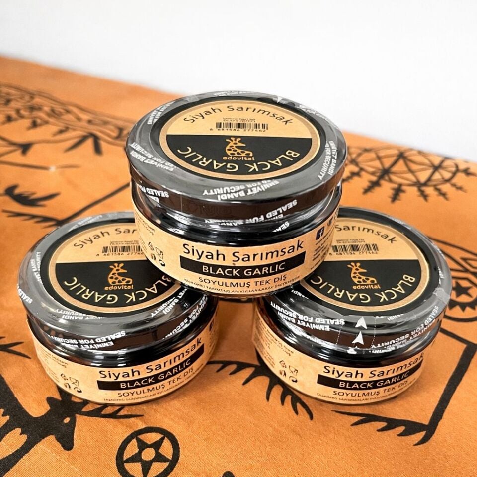 Siyah Sarımsak Soyulmuş Tek Diş 360 Gram (3 Adet)
